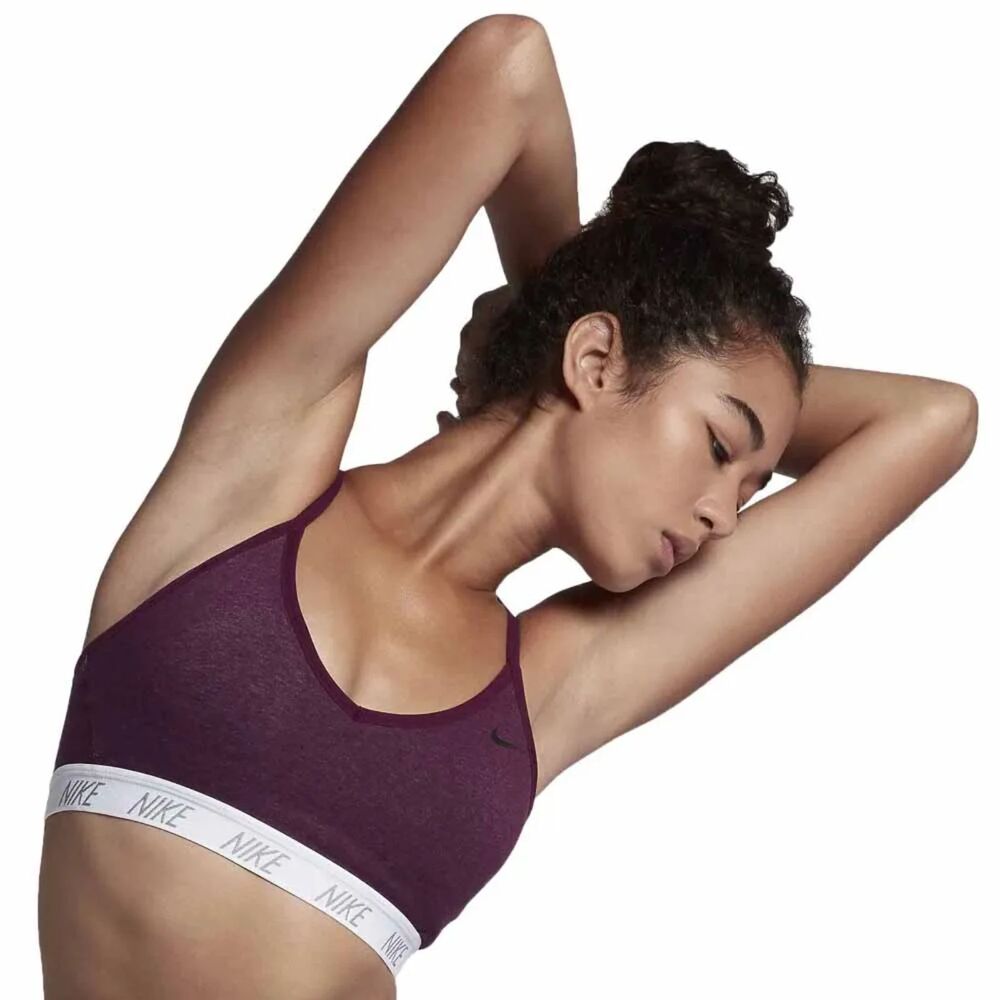 Nike Indy Soft Sports Bra Dri-Fit Racerback Purple Size Small